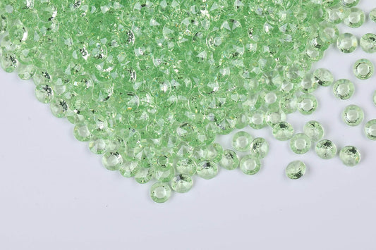 2000pcs Platic Acrylic Gems Fake Acrylic Diamonds Vase filler Beads Faux Diamond Crystals Jewels For Makeup brushes holder Table Scatter Confetti Party Arts Crafts Birthday Wedding Decor