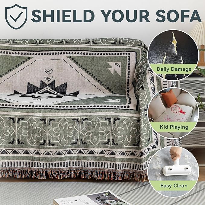 VClife Boho Sofa Cover Large Couch Cover - Image 7