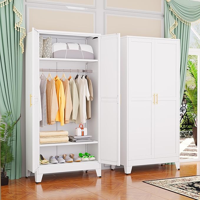 GAIOUS Metal Wardrobe Cabinet by GAIOUS