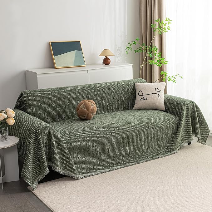 MYSKY HOME Couch Covers for 3 Cushion Couch Sofa, Sectional Couch Cover L Shape by MYSKYHOME