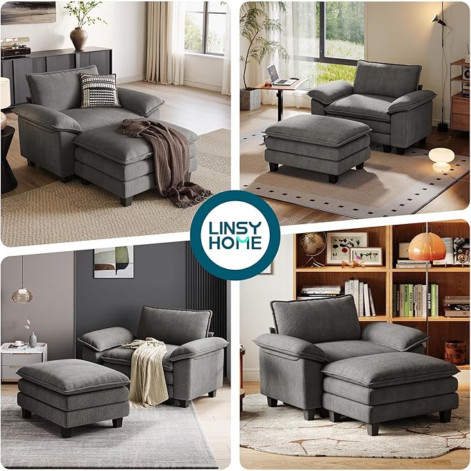 LINSY HOME Cloud Sofa Accent Chair - Image 6