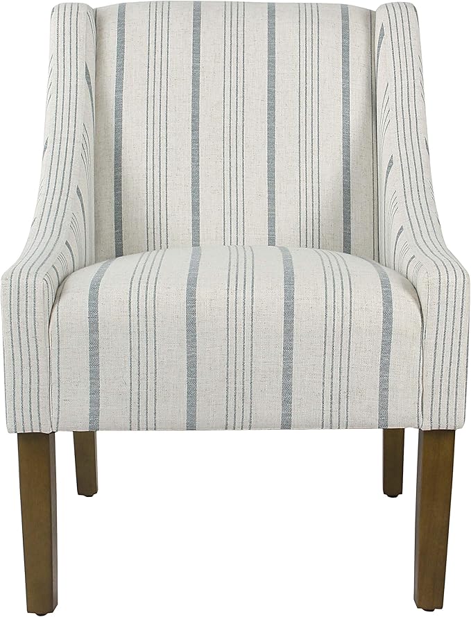 Homepop Home Decor Upholstered Classic Swoop Arm Accent Chair Accent Chairs - Image 5