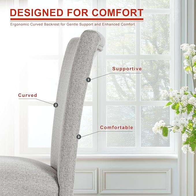 HomePop Classic Parsons Dining Chair - Image 5