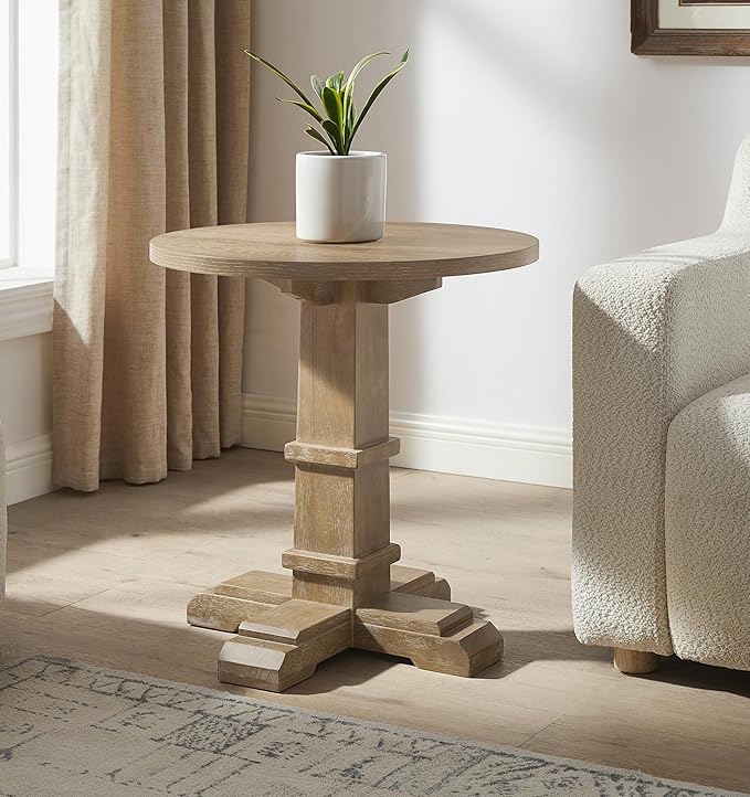 Crosley Furniture Joanna Modern Farmhouse Side Table, End Tables, Living Room - Image 2