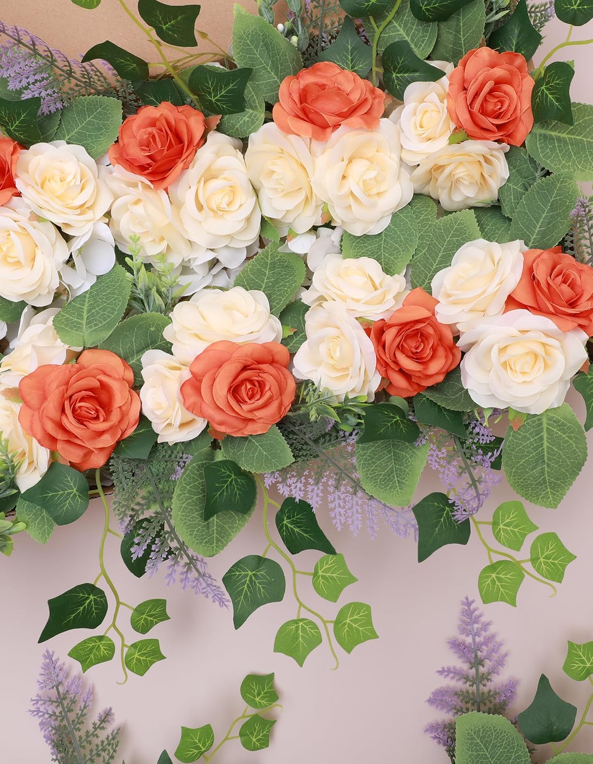 Wedding Aisle Decorations Set of 10 Chair Back Flowers Floral Pew Wedding Decorations for Ceremony with Chiffon Ribbons Fall Decor