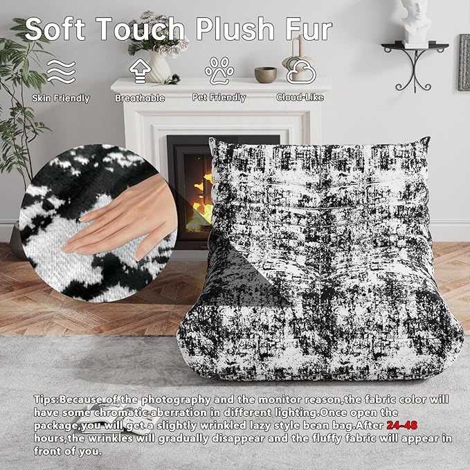 WHGBJA Memory Foam Bean Bag Chair - Image 3