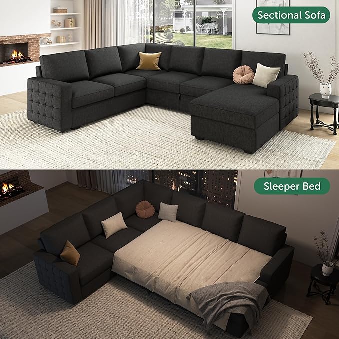 HONBAY Sectional Sleeper Sofa - Image 3