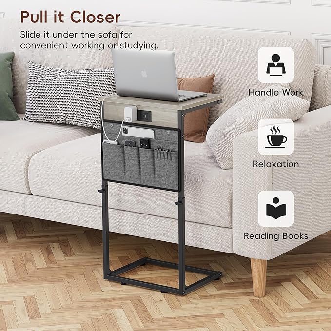 Vagusicc C-Shaped End Table - Image 7