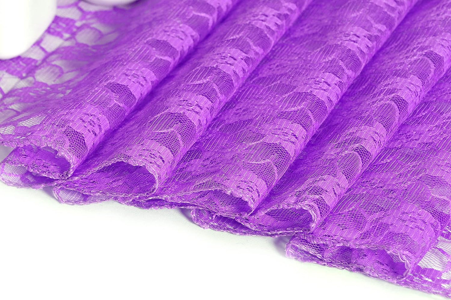 MDS Pack of 12 Wedding 12 x 108 inches Satin Table Runner for Wedding, Decorations for Birthday Parties, Banquets, Graduations, Engagements, Runners fit Rectangle, Round Table- Lavender