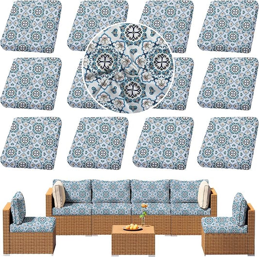 Outdoor Cushion Covers Set, Replacement by SUKAIKEQA