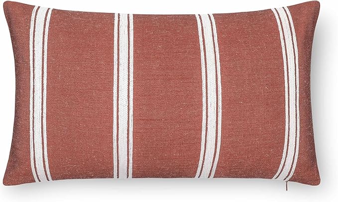 Crumbs Home Modern Farmhouse California Casual Indoor Outdoor Lumbar Pillow - Image 6