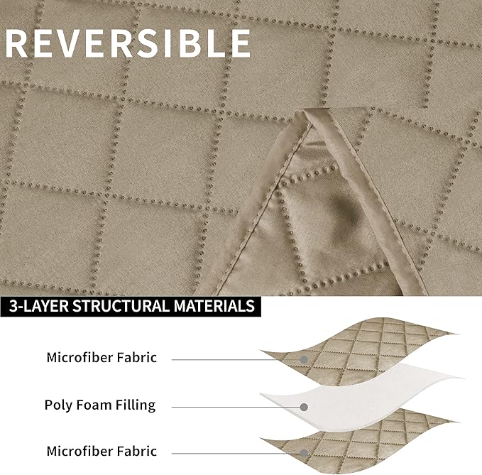 Easy-Going Oversized Recliner Sofa Cover, Reversible Couch Cover - Image 5