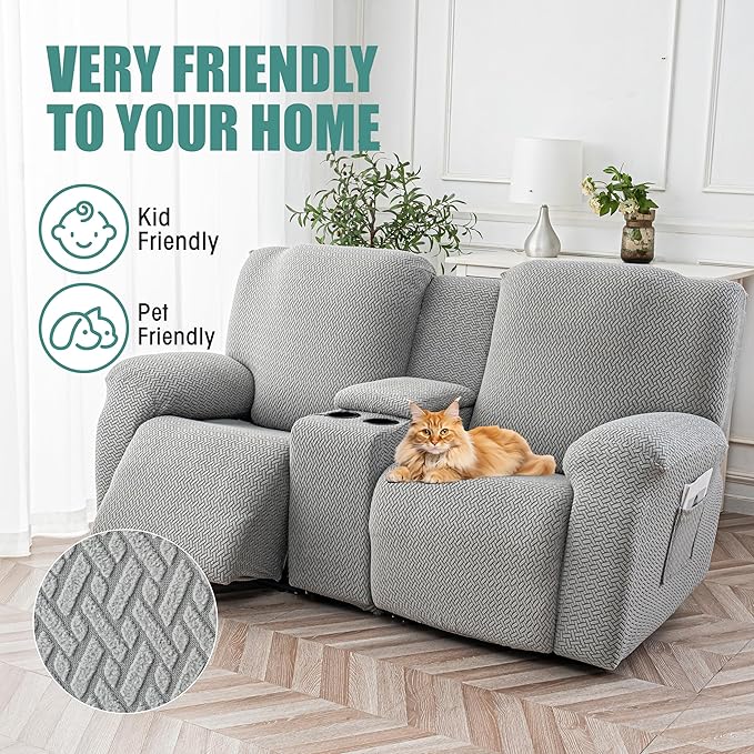 Genina Recliner Loveseat Covers - Image 4