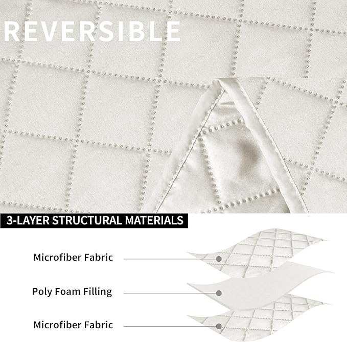 Easy-Going Oversized Recliner Sofa Cover, Reversible Couch Cover - Image 5