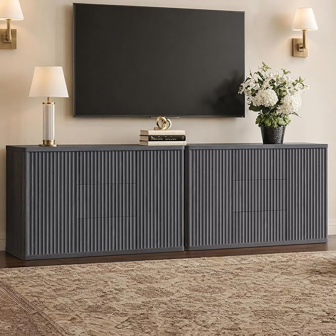 SICOTAS Buffet Cabinet with Storage 54.7" Large Modern Accent Storage Cabinet - Image 8