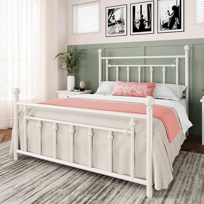 Allewie 14 Inch Full Size Metal Platform Bed Frame - Image 3