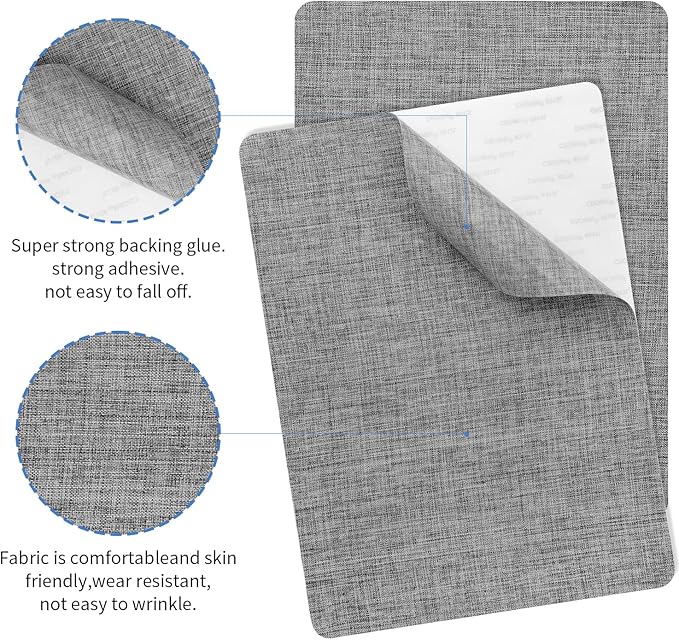 SYLVASS 8x11 Inch Fabric Repair Patches, Self-Adhesive Linen Patch - Image 3