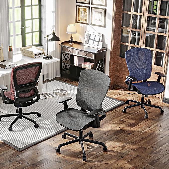 ELABEST T96 Mesh Office Chair, Ergonomic Computer Desk Chair, Sturdy Task - Image 2