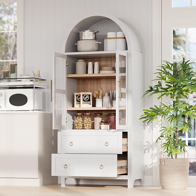 71" Arched Storage Cabinets - Image 3