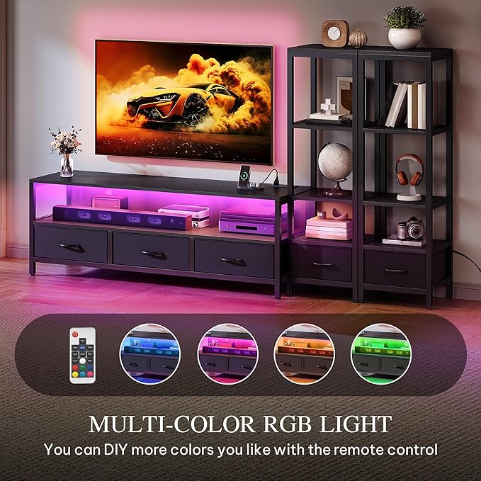 YITAHOME Modern TV Stands for 65 inch TVs, Entertainment Center - Image 5