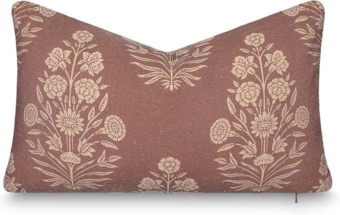 Crumbs Home Modern Farmhouse California Casual Indoor Outdoor Lumbar Pillow by CRUMBSHOME