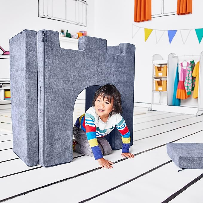 Yourigami Kids and Toddler Play Castle, Playroom Couch Add-On Set, Durable by Yourigami