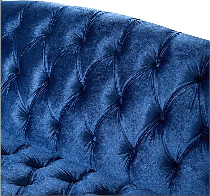 Christopher Knight Home Minxi Velvet Upholstered 3 Seater Sofa Couch, Wooden - Image 10