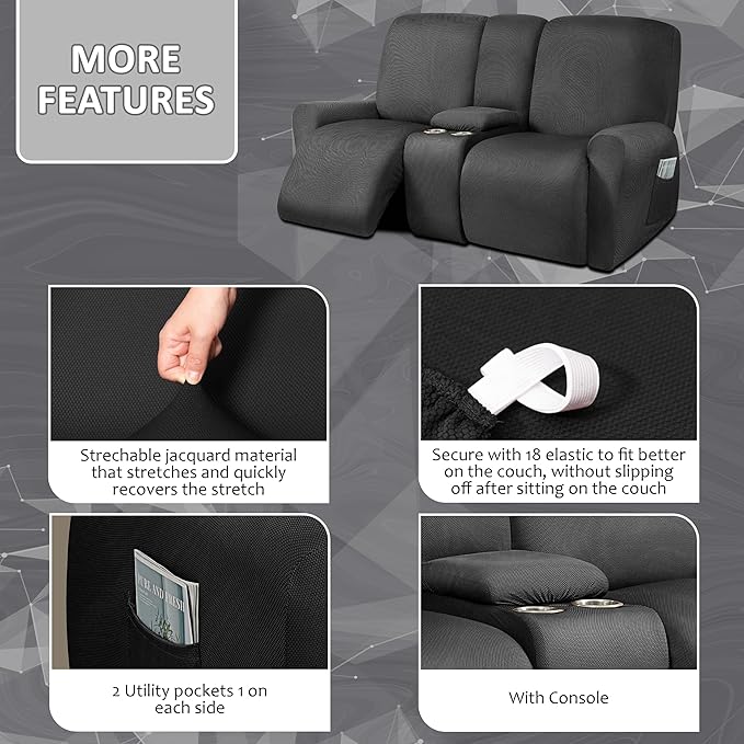 ULTICOR Reclining Love Seat - Image 3