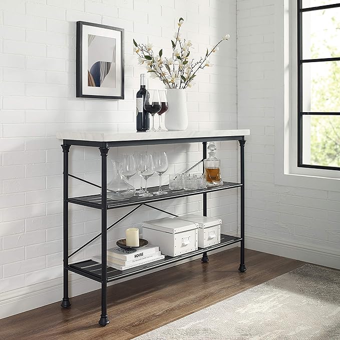 Crosley Furniture Madeleine Sofa Console Table - Image 10
