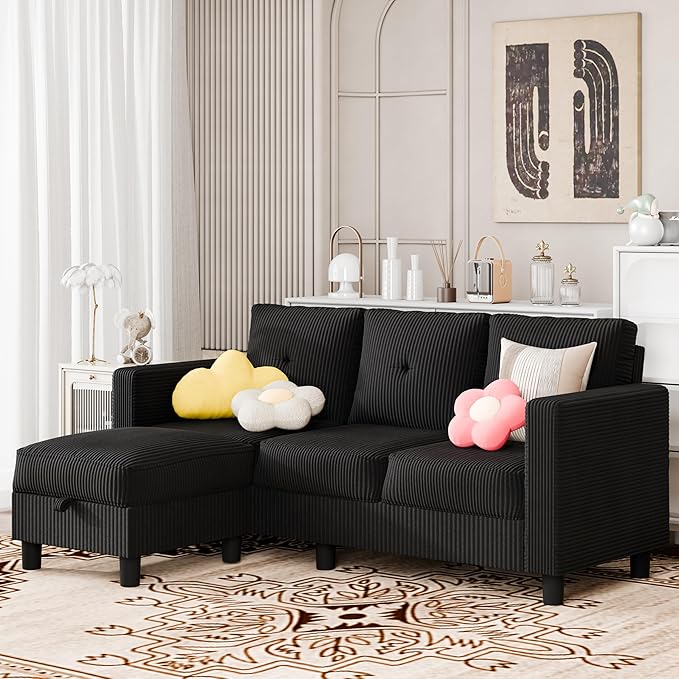 SUNLEI Convertible Sectional Couch Sofa - Image 7