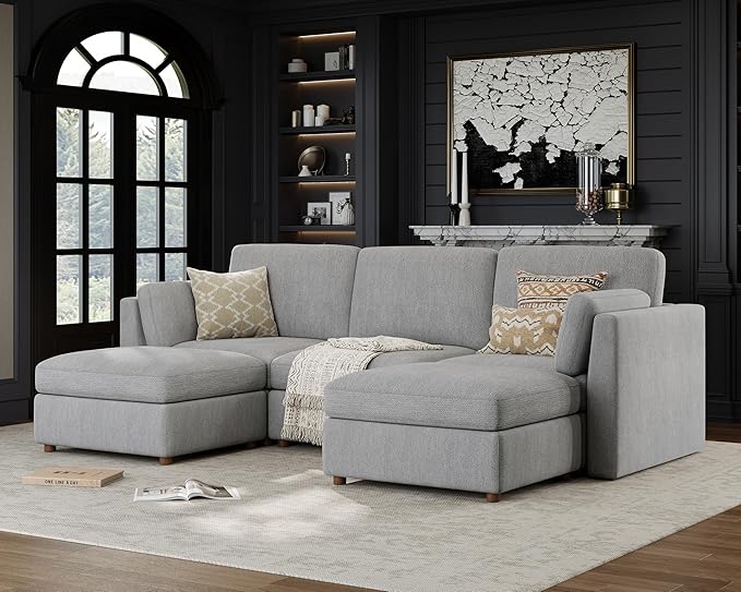 116'' Oversized Modular Sectional Sofa - Image 4