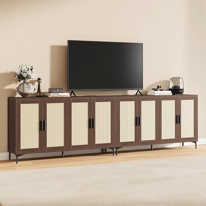 JASIWAY Buffet Cabinet with Storage, Modern Coffee Bar Cabinet Console Table - Image 10