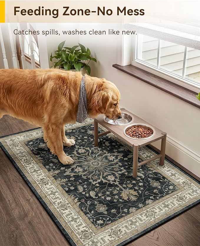 RELEANY Area Rugs 2'x3' Kitchen Rugs Entry Rug Small Rugs - Image 3