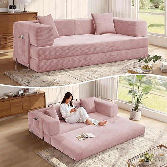 MoonSpeak 78.8''Sleeper Couch Bed by MoonSpeak
