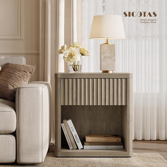 SICOTAS Night Stand Nightstand - Image 7