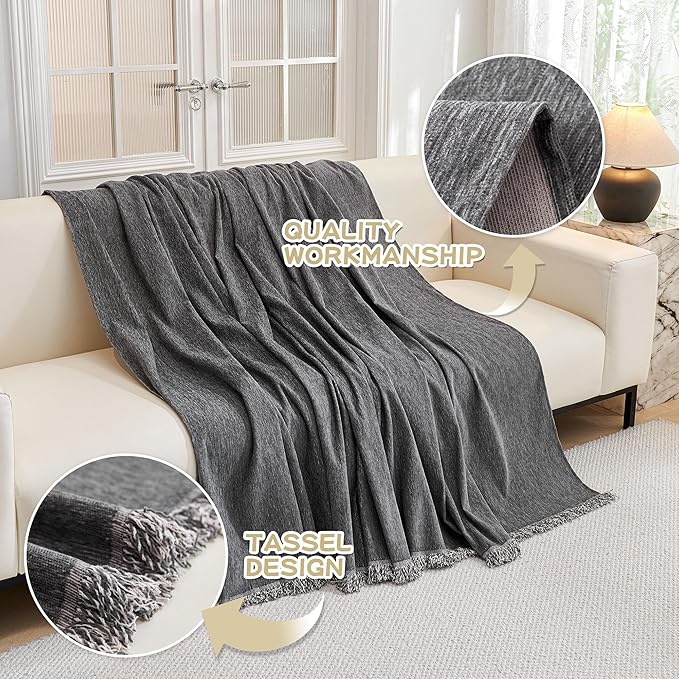 MYSKY HOME Couch Cover for Sofa Couch Covers for Pets, Non Slip Dogs Furniture - Image 3