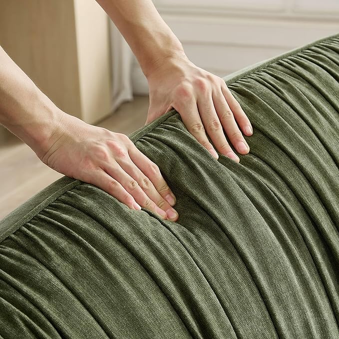 145.67 Large'' Curved Sofa Couch - Image 5