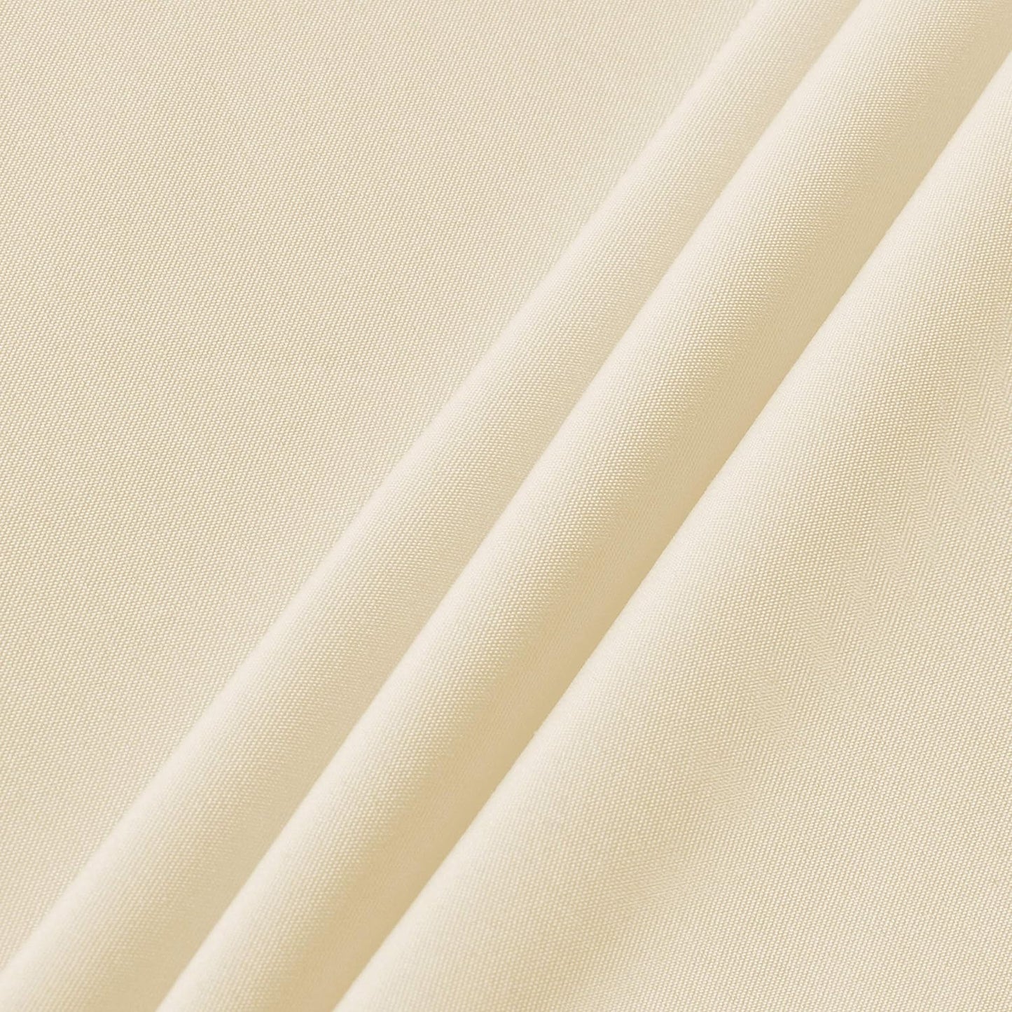 sancua Round Tablecloth - 108 Inch - Water Resistant Spill Proof Washable Polyester Table Cloth Decorative Fabric Table Cover for Dining Tables, Buffet Parties and Camping, Beige