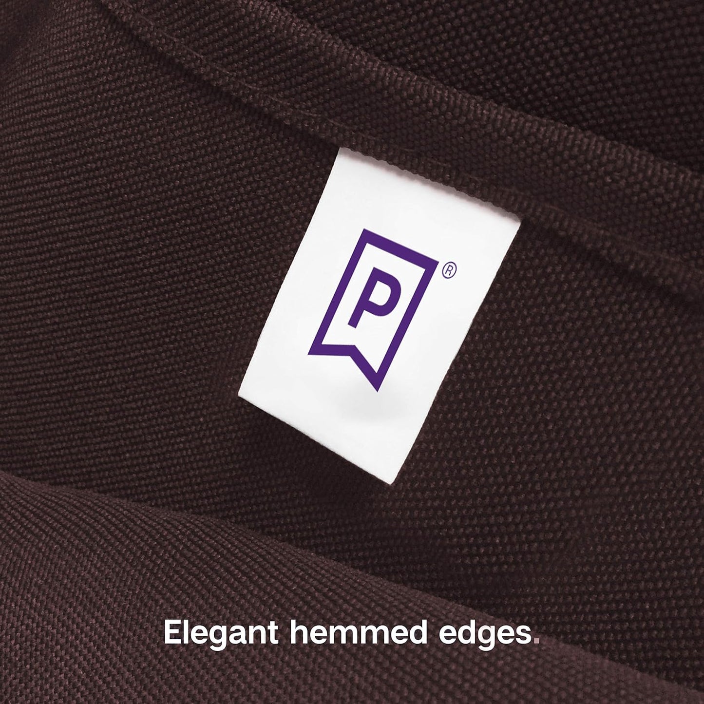 Gee Di Moda Rectangle Tablecloth - 60 x 102 Inch Chocolate Table Cloth for 6 Foot Rectangle Table - Heavy Duty Washable Fabric - for 6 Ft Buffet Table, Holiday Party, Dinner, Wedding & Baby Shower