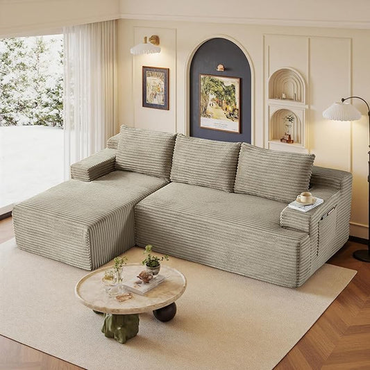 96" Sectional Couches for Living Room Cloud Couch Sofa by AWarmHomeForYou