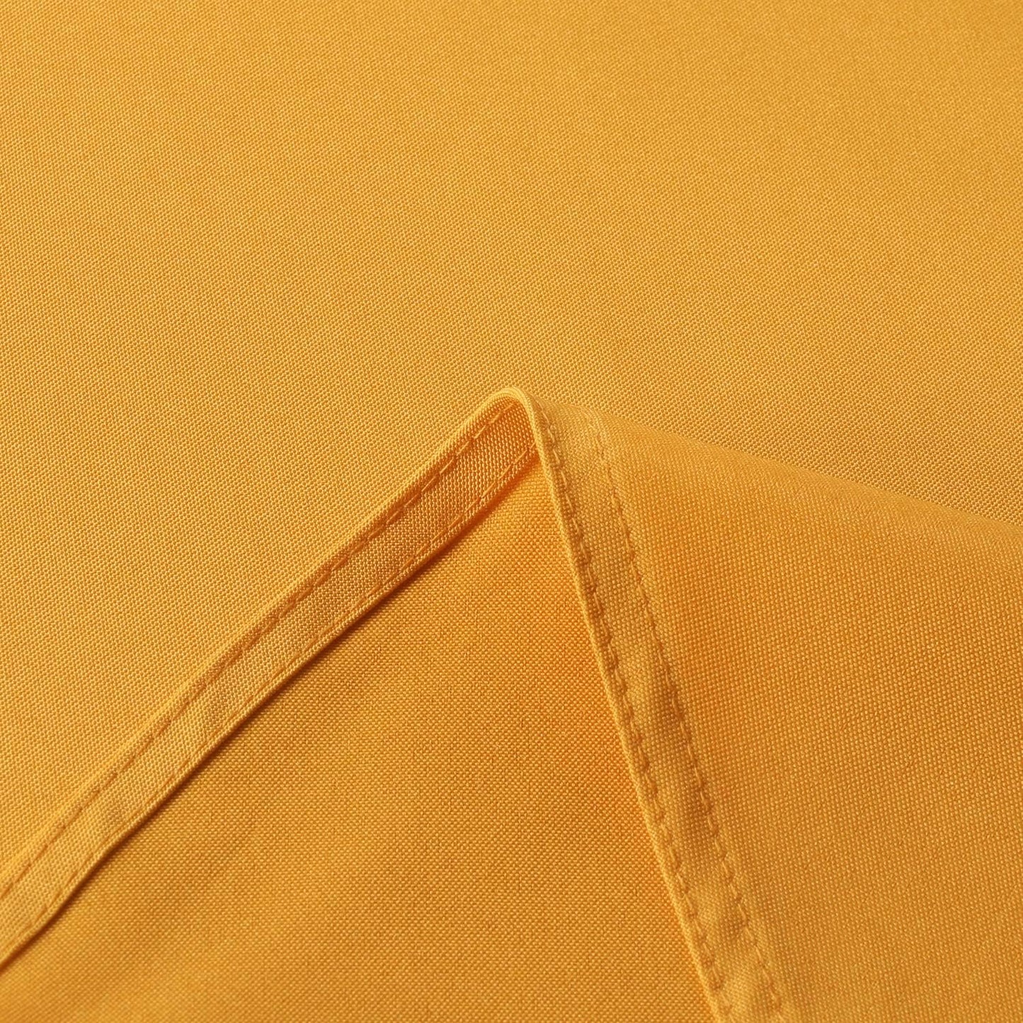 sancua Round Tablecloth - 108 Inch - Water Resistant Spill Proof Washable Polyester Table Cloth Decorative Fabric Table Cover for Dining Tables, Buffet Parties and Camping, Gold