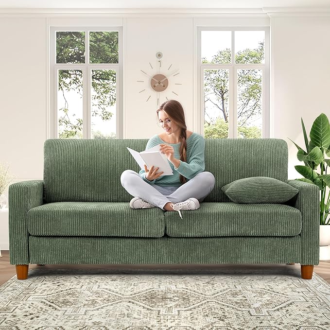 70in L Shaped Couch, Modular Sofa No Tool Assembly, Comfy Sectional Couches - Image 3