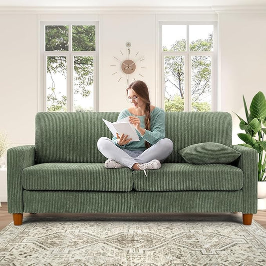 Kidirect 70in Corduroy Couch, Sofas by Kidirect