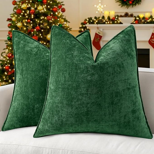 decorUhome Summer Couch Throw Pillow Covers 18x18 Set of 2, Decorative Soft by decorUhome