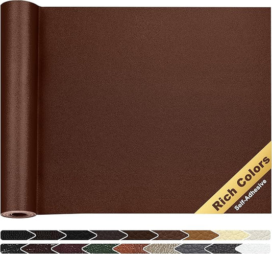 KING MOUNTAIN Leather Repair Patch, 16 x 60 Inches self Adhesive Leather Repair by ForABetterHomeLife