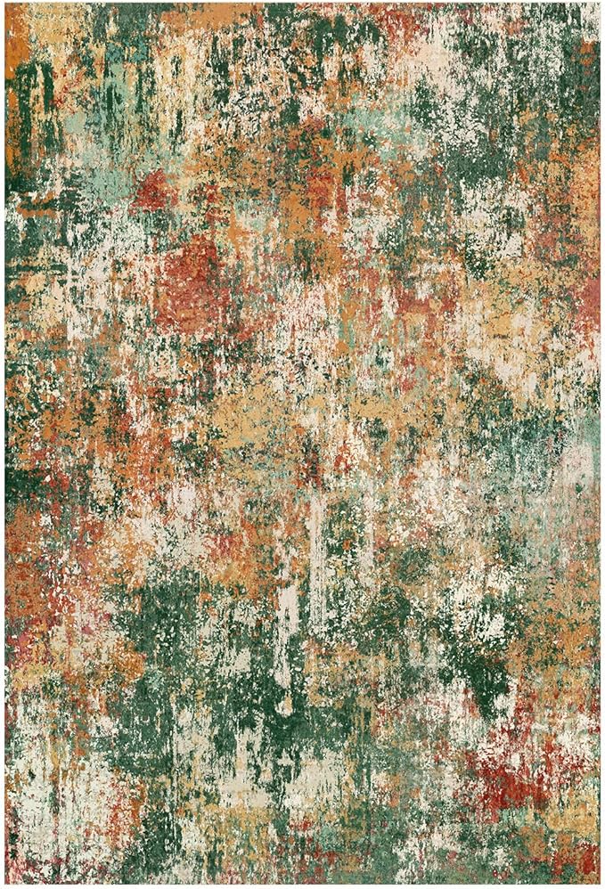 RELEANY Washable Area Rugs 2'x10' Non-Slip Modern Abstract Soft - Image 8