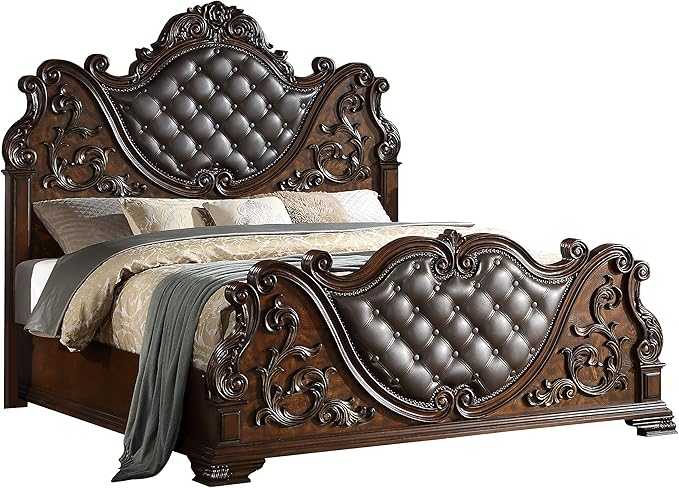 First of a Kind Santa Monica Traditional 4 Piece King Bedroom Set - Image 2