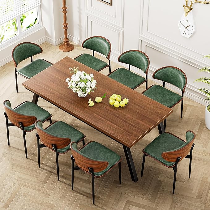 YaFiti Dining Chairs Set of 8, Dining Room and Kitchen Chairs, Mid Century by YaFiti