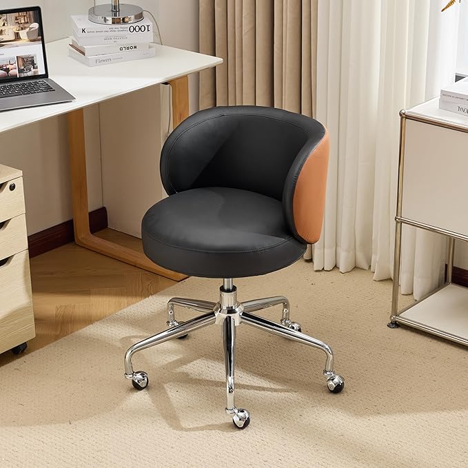 VINGLI Cute Small Swivel Desk Chair Comfy by VINGLI