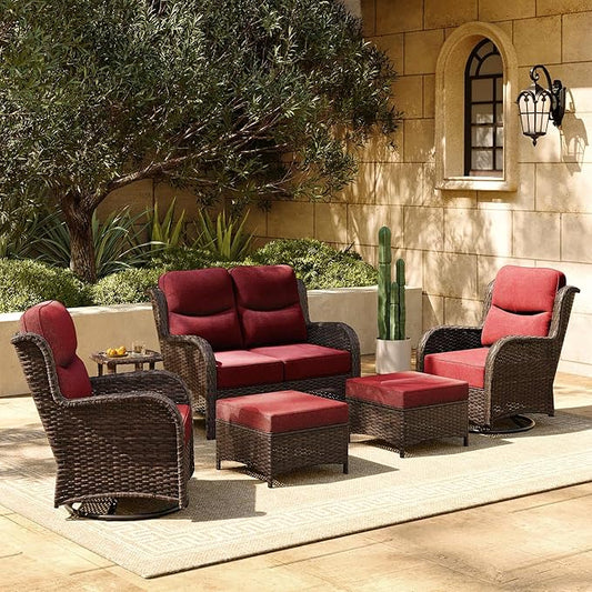 HILLGA 6-Piece Luxury Patio Furniture Set by HILLGA